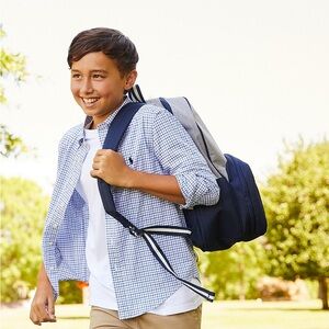 Polo Ralph Lauren New Youth Oxford Backpack, Lunchbox, and Pencil Bag Set